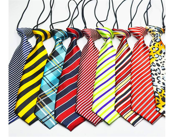 Children's tie Fashion Men Women Skinny Solid Color Plain Satin Polyester silk Tie Necktie Neck Ties 30 colors 6.5*28cm