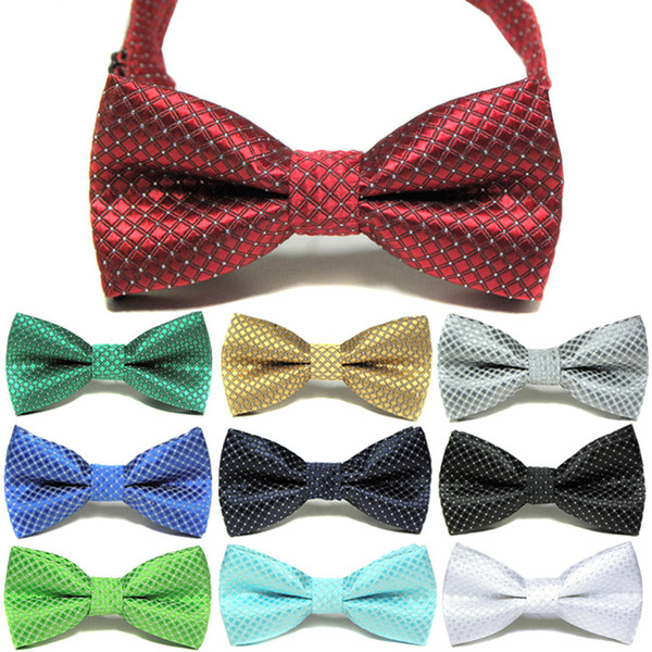 16 Colors Baby Girl Boy Bow Tie Children Polka Dots PLaid Bow Ties Fashion Children Cute Ties LA174