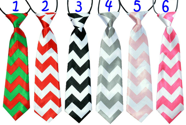 Clearance Kids necktie many colors animal heart dot stripe print boys girls ceremony performance party elastic simple tie