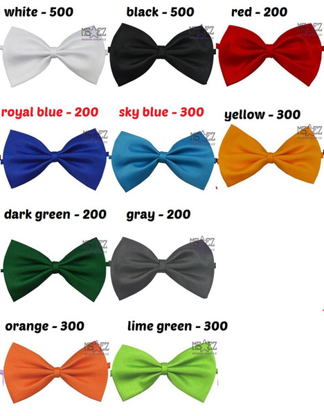 Boys Tie Kids Bow Tie Necktie Baby Children Kids Toddler Boys Girls Party Wedding Bowtie Pre Tied Necktie Adjustable Tie(DHL Shipping)