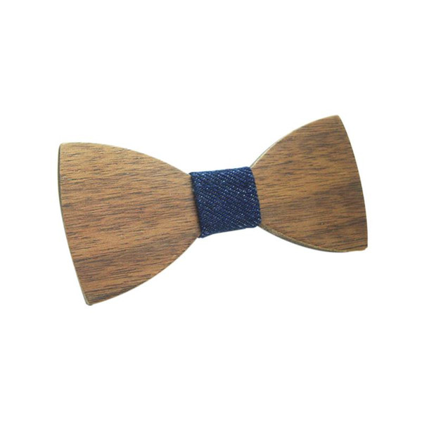 Fashion Children Wooden Bow ties Boys Kids Bowties Butterfly Cravat Wood ties T8