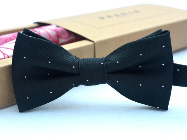 Bow Tie children clothes boy's Baby Boy Accessories solid color Shirt Tie Gentleman Bowknot Dot AA-956 mc