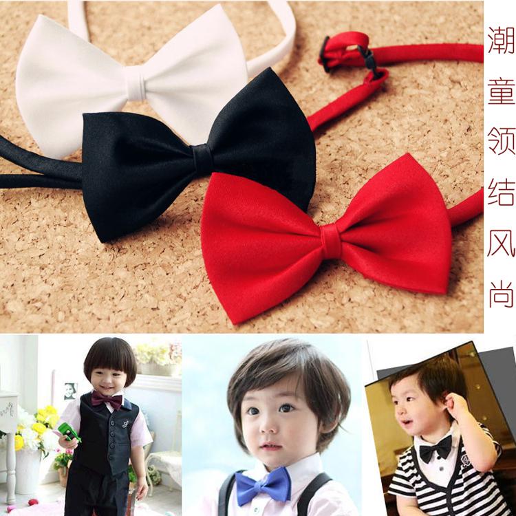 Children's Ties--Hot sale fashion 5 designs children ties necktie choker cravat boys Printing bow tie baby bow,10pcs/lot,