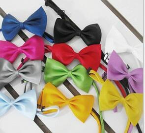 2016 Hot Sale Kids Fashion Accessories Boys Bow Silk Ties Baby Bowties children Photography Props 9 Colors Available Free Shipping