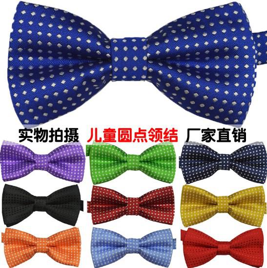 New Design Children Korean Style 17 Pattern Bow Ties Baby Fashion Neckbow Kids Dots Printed Tuxedo / Formal Suits Neck Bowknot I1373