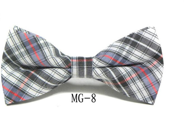 2018 Hot Sale New Children's tie Boys and girls bow ties men bow tie bowtie grid Stripes Free shipping 42