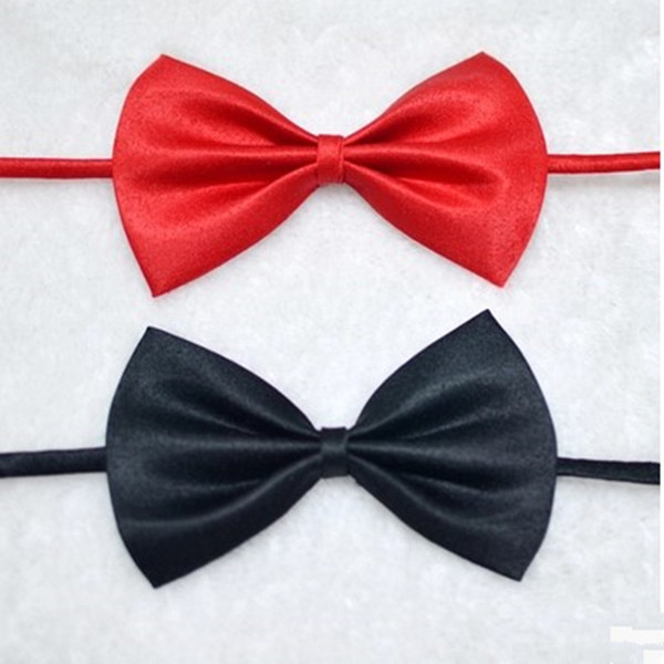 Hot Sale New kids Bowties men's ties men's bow ties boys bow tie pure color bowtie Star Check Polka Dot Stripes (UPS Shipping)