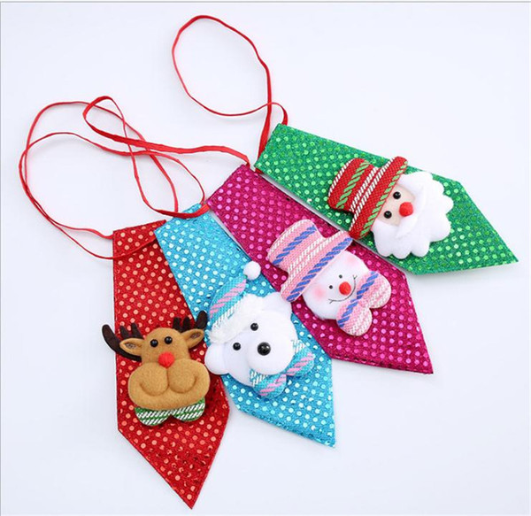 Christmas NEW YEAR Tie Party Accessories Boys Creative Christmas Bow Tie Korean Children Party Dance Decoration For Kids TO947