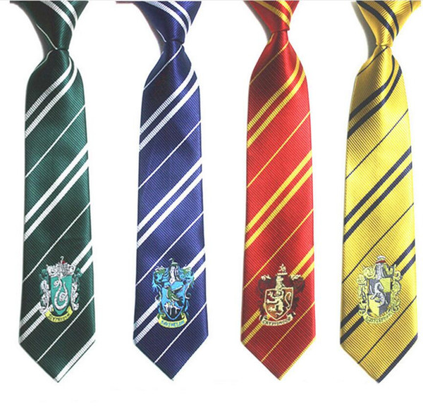 New Fashion Children Kids Tie Necktie College Style Tie Gryffindor Emblem Series Ties Clothing Accessories Free Shipping