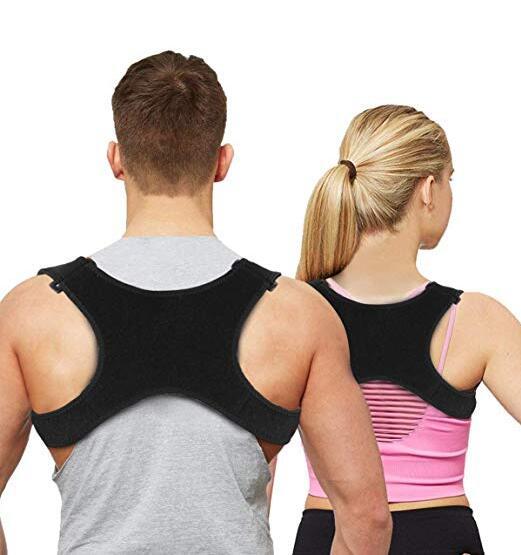 Posture Corrector for Men Women Children Upper Back Brace Adjustable and Effective Clavicle Support Device for Thoracic Kyphosis Shoulder