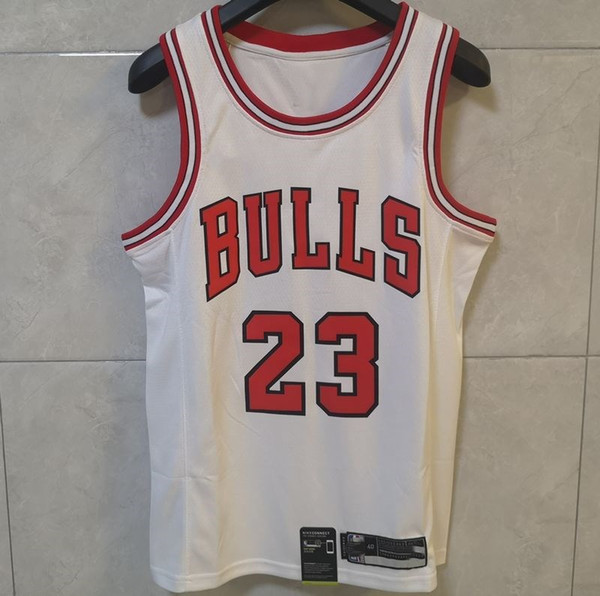 NCAA Mitchell & Ness 97 Year Bull MN Loose Retro Jersey AU Basketball Wear BF Trend Retro jersey Bulls AU # 23 hot-pressed retro jersey