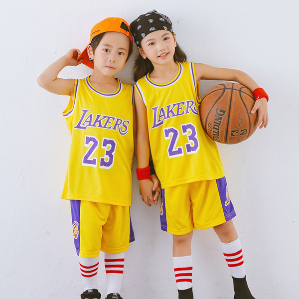 New 2020 American Basketball 23#(james) Super Basketball Star Custom Basketball Clothing Outdoor Sports Clothing For Big Children