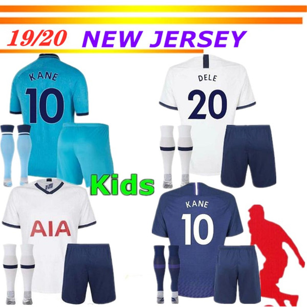 KANE spurs Soccer Jersey 2019 20 LAMELA ERIKSEN MOUR DELE SON jersey 19 20 Football kit shirt Men and kids kit SET uniform