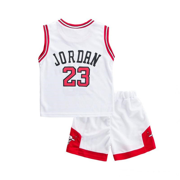 2-7 years boy and girl summer suit baby basketball football sleeveless vest shorts two-piece performance suit Breathable perspiration