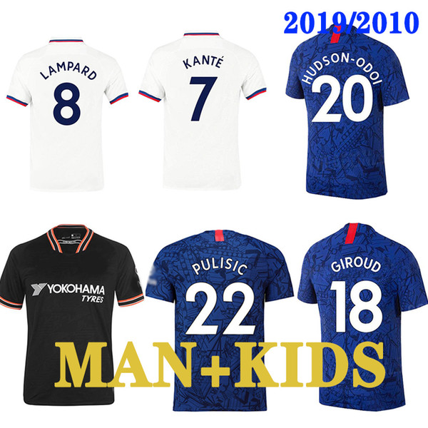 Thailand KANTE LAMPARD ODOI JORGINHO PULISIC CHEEK soccer jersey 2019 2020 GIROUD Camiseta de football kits shirt 19 20 maillot camisetas