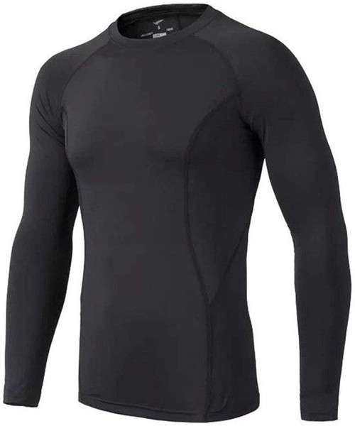 Kids' Boys Long Sleeve Athletic Base Layer Compression Underwear Baseball Soccer Shirt
