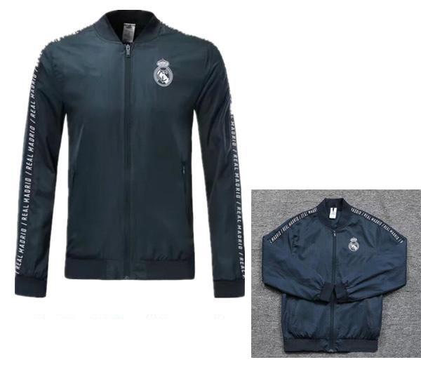 New good quality 2019 Real Madrid TRACKSUIT full zipper Soccer Windbreaker Jacket SUIT Coat jackets 19 20 tracksuits veste sports wear