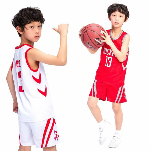 Wholesale Sale American Basketball 13# Super Basketball Star Custom Basketball Clothing Outdoor Sports Clothing For Big Children