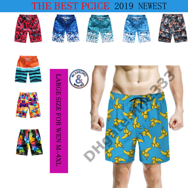 Summer Shorts Beach Shorts For Wen and Kids Extra Karge Size M to 4XL 3D Printing Beach Clothing Outdoor Shorts