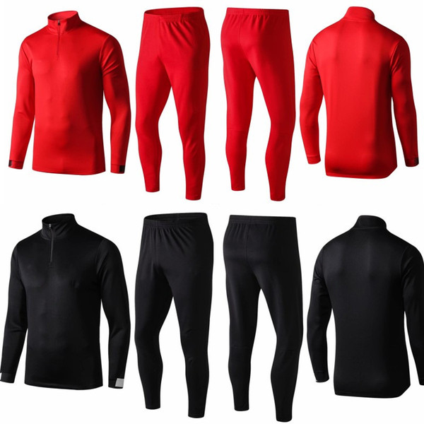 2020 kids kits tracksuit mens red black jogging suits set long sleeve jacket 85380