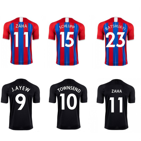 19 20 Crystal Soccer Jersey Zaha MILIVOJEVIC TOWNSEND SAKHO BENTEKE Batshuayi Football Shirts Palace Kits men Uniform