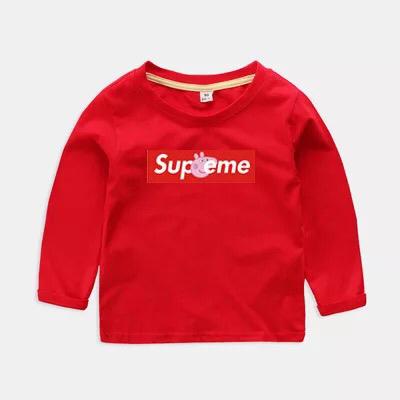 Spring autumn brand designer baby boys girls t-shirt 2-7 years old kids designer clothes boys long sleeve cotton tops tees