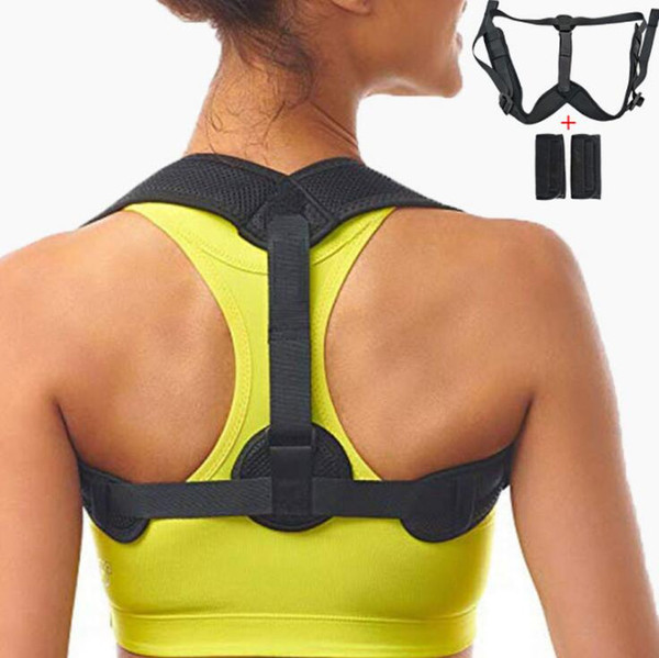 Posture Corrector Vest For Teens Men And Women Adjustable Upper Back Brace For Clavicle Support and Providing Pain Relief From Neck Back