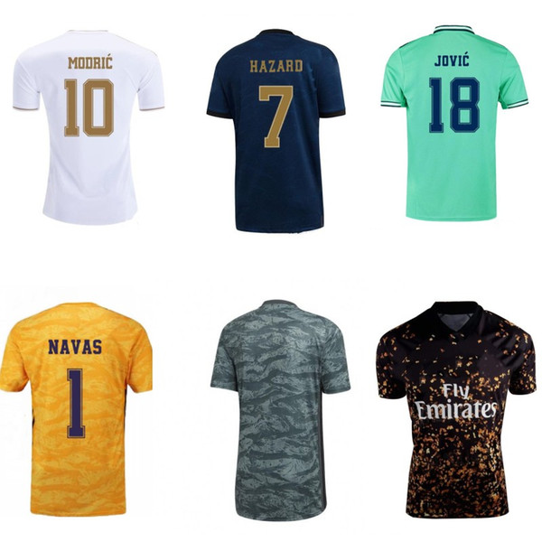 19 20 camiseta real madrid jerseys kids men football shirts hazard MODRIC uniforms home away 3rd goalkeeper jersey 4th camisetas de futbol