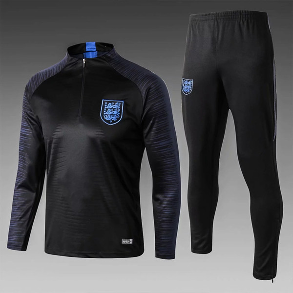 S-XL 18/19 Tracksuit England 18-19 England Watermark Zipper Training Suit