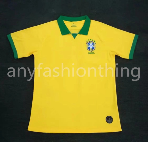 19 20 Brazil P.COUTINHO Soccer jerseys S-XL 19/20 fans version Brazil home jersey 19-20