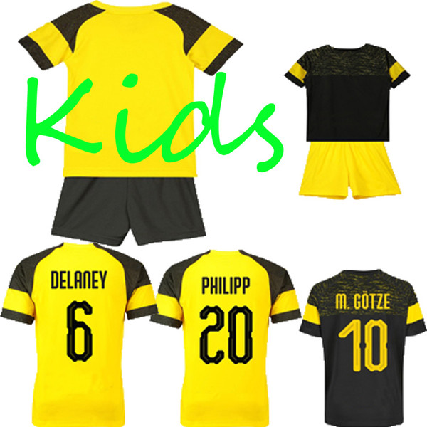 2019 Kids Sports Suits 10 M.GOTZE 11 REUS 13 GUERREIRO Football Shirts 26 PISZCZEK 21 SCHURRLE 22 PULISIC