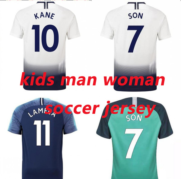 kids designer clothes 18 19 SON KANE ERIKSEN DELE Soccer Jersey boy girls adult Maillot De Foot football jersey