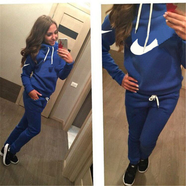 Women Girls Designer Tracksuit Fashion Sports Brand Sweatsuit N Letter Printing Hoodie Pants 2pcs Set Sweatshirt Casual Sportswear hot B2151