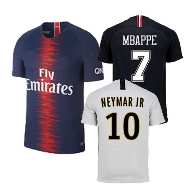 New Paris Saint Germain PSG Kids Soccer Jersey 6 VERRATTI 7 MBAPPE 9 CAVANI Moisture Wicking Breathable Football Shirts Uniform 2019