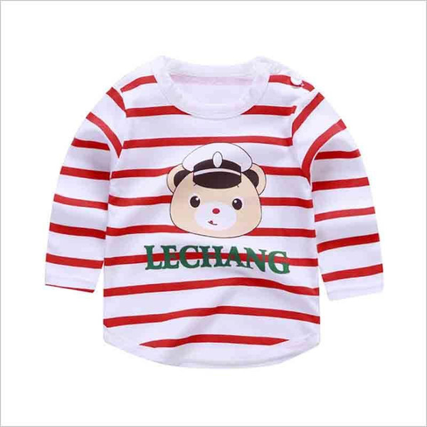 good quality 2019 Spring Autumn New infant Fashion Clothing Cartoon Long Sleeve T-shirt Newborn Cotton t-shirt For 9M-2T Baby