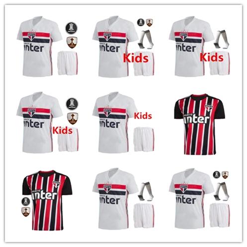 NENE 19 20 Sao Paulo Jersey black away red Soccer TOP 2019 ARBOLEDA REINALDO Brazil Club Home white Kids football shirt DIEGO SOUZA