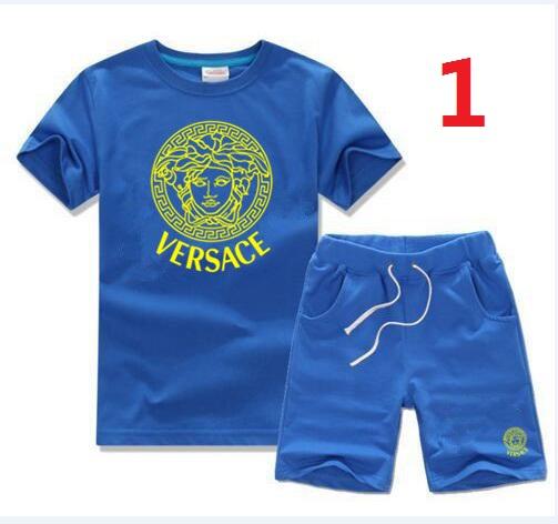 free shipping Style Children's Clothing For Boys And Girls Sports Suit Baby Infant Short Sleeve Clothes Kids hot