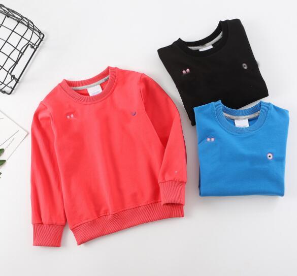 Korean fashion children's sanitary wardrobe trend leisure round collar children's sanitary wardrobe WL253