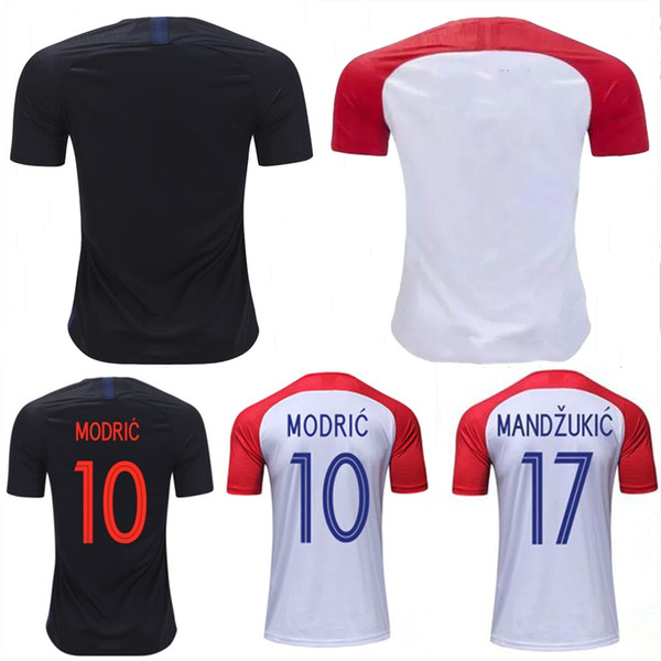 18 19 Top Quality Maillot De Foot home Soccer Jersey 10 MODRIC 7 RAKITIC World Cup Football Shirts Customized