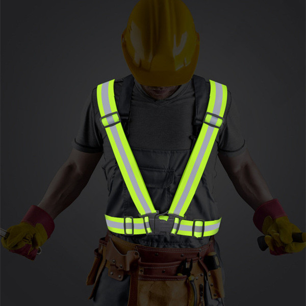 Visibility Reflective Vest 6 Colors Night Warning Safety Outdoor Waistcoat Cycling Sports vest Contruction Tops Home Clothing 150pcs T1I1572