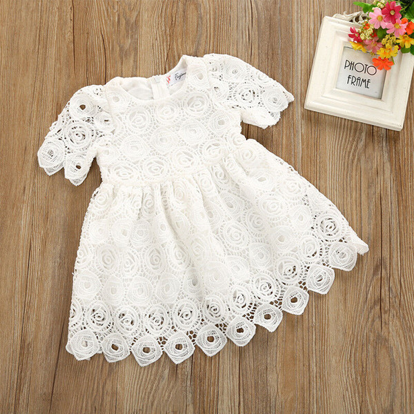 Children Kids New Fashion Princess Wedding Party Prom Birthday Dress Lace Tutu Dresses For Baby Girl