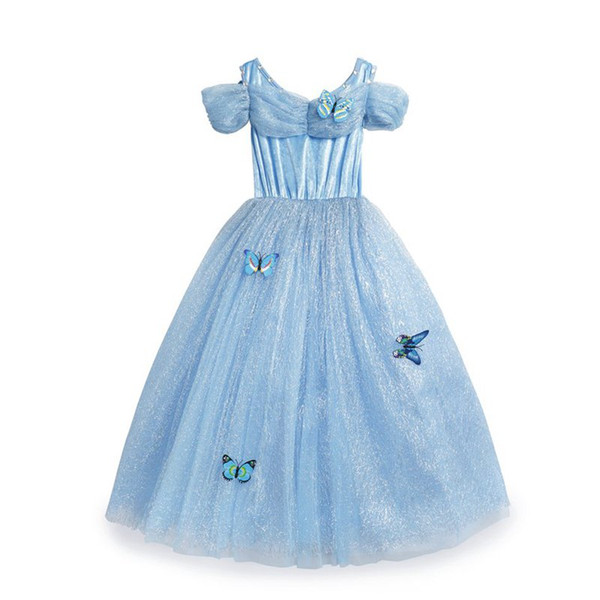 2018 Fashion Style Baby Girls Princess Dresses Halloween Wear Costume Kid Christmas Dresses Children Festival Clothing