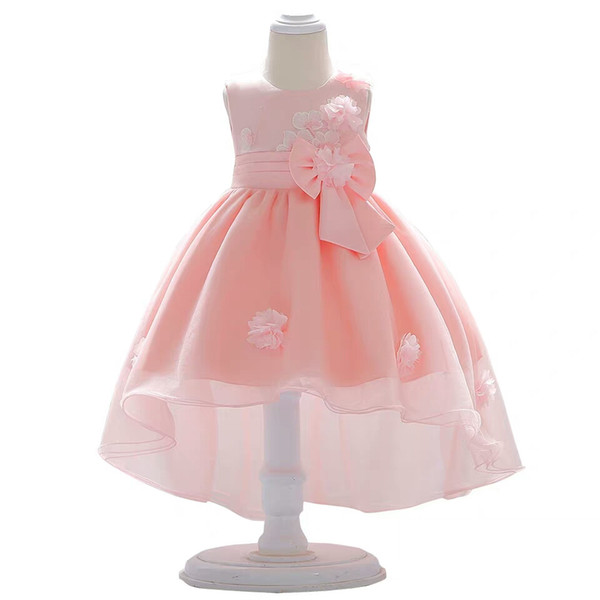 Girls'evening dresses, bow knots and patterns are very popular with little girls and delineate fairy tale dreams. Fashionable style, reasona