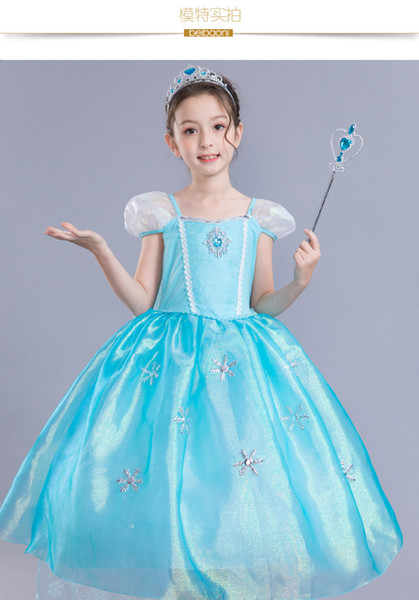 Hot style luxury designers in Christening dresse Europe and the United States princess dress girls dress performance clothing outdoor beauty