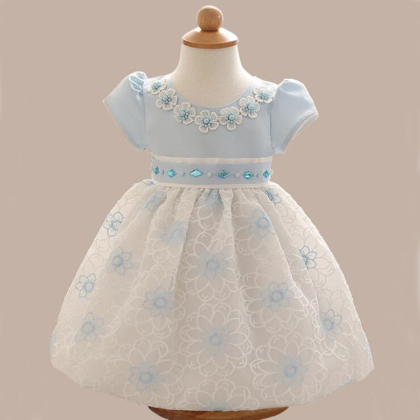 Brand Kid Girl Dress Baby Clothing Ceremonies Party Dresses Girls Clothes Costumes For Girl Wedding Christening Gown free shipping