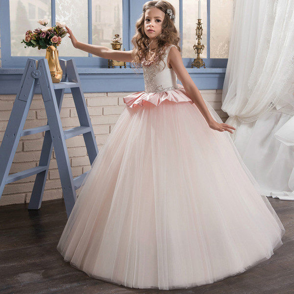 Girl Communion Party Prom Princess Pageant Bridesmaid