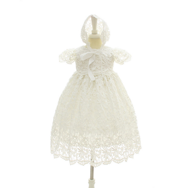 Baby Girls Dress Infant Princess Christening Baptism Party Birthday Formal Dress