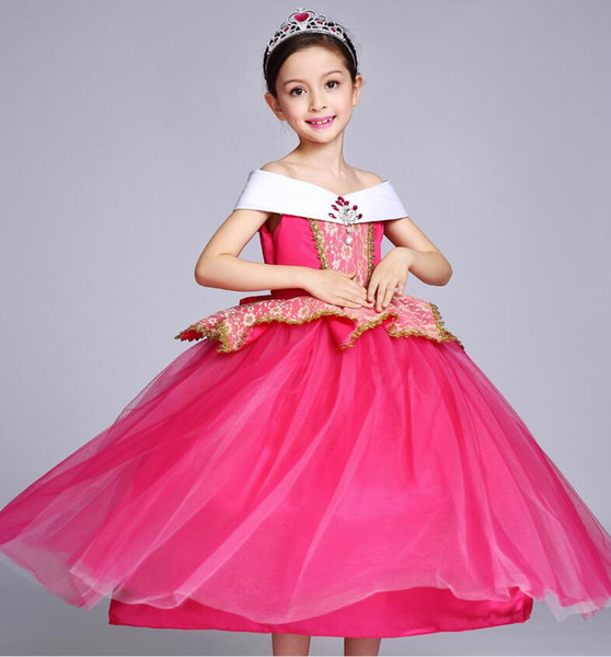 Hot style luxury designers Christening dresse Europe Bud silk United States princess dress girls dress performance clothing outdoor beauty