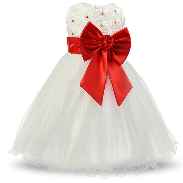 Tutu Birthday Dress For Kids Girl Party Wear Costume Baby Girl Dresses Teenage Girl Wedding Christening Gown Children's Clothing