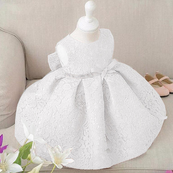 Princess Girls Party Dresses for Party Baby Fashion Tutu Dress Girls Princess Baby Girl Wedding Dress Birthday Big Bow Christening